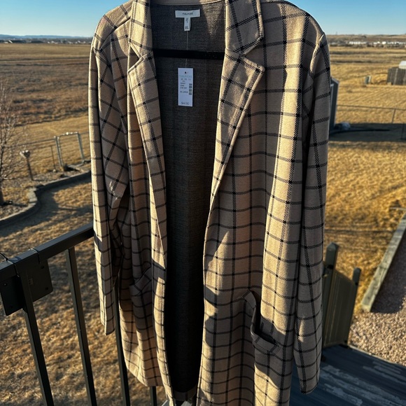 Maurices Black and Tan Checkered Coat - Picture 7 of 9
